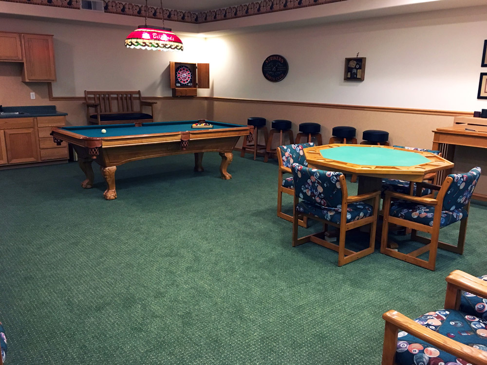 Our Stylish Billiards and Game Room